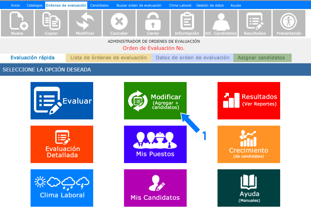 Como crear perfiles Paso 2