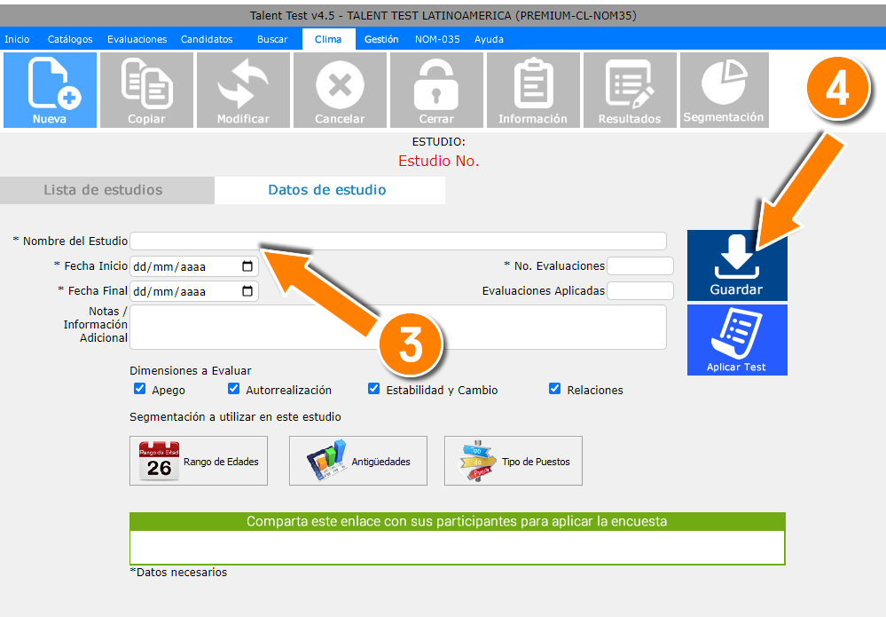 Como crear perfiles Paso 2