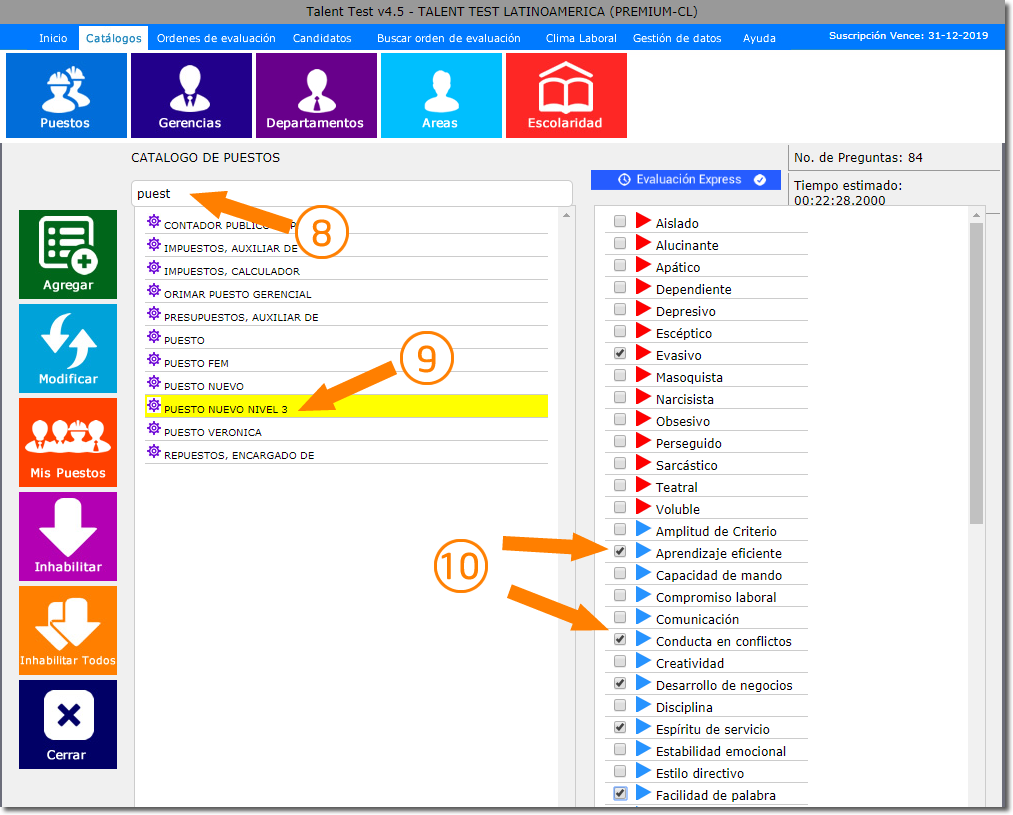 Como crear perfiles Paso 3