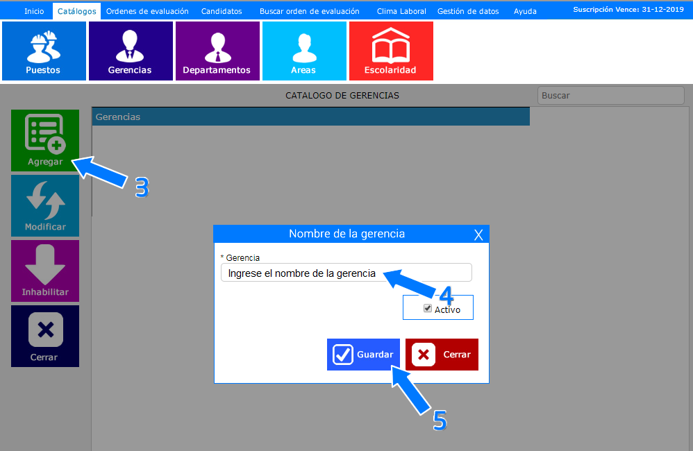 Como crear perfiles Paso 2