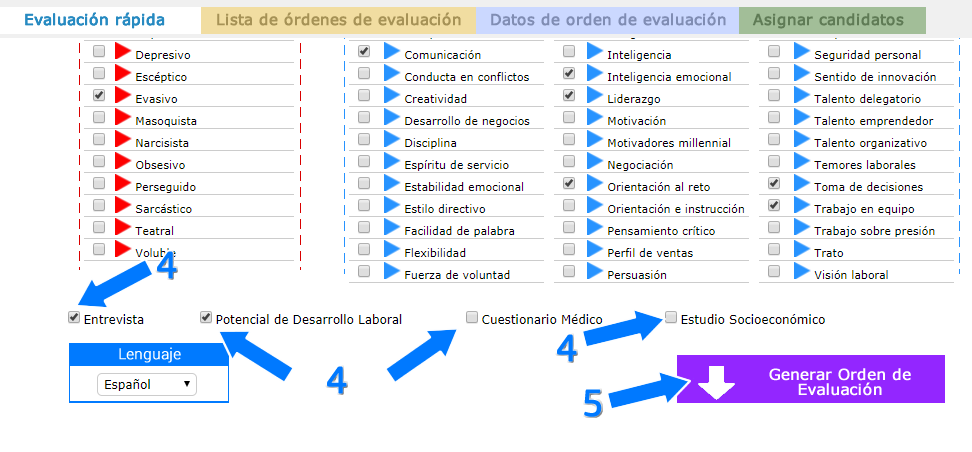 Como crear perfiles Paso 2