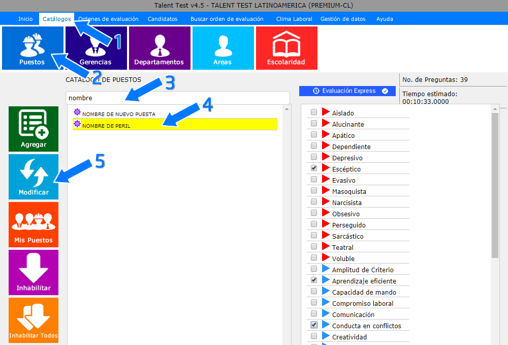 Como crear perfiles Paso 1