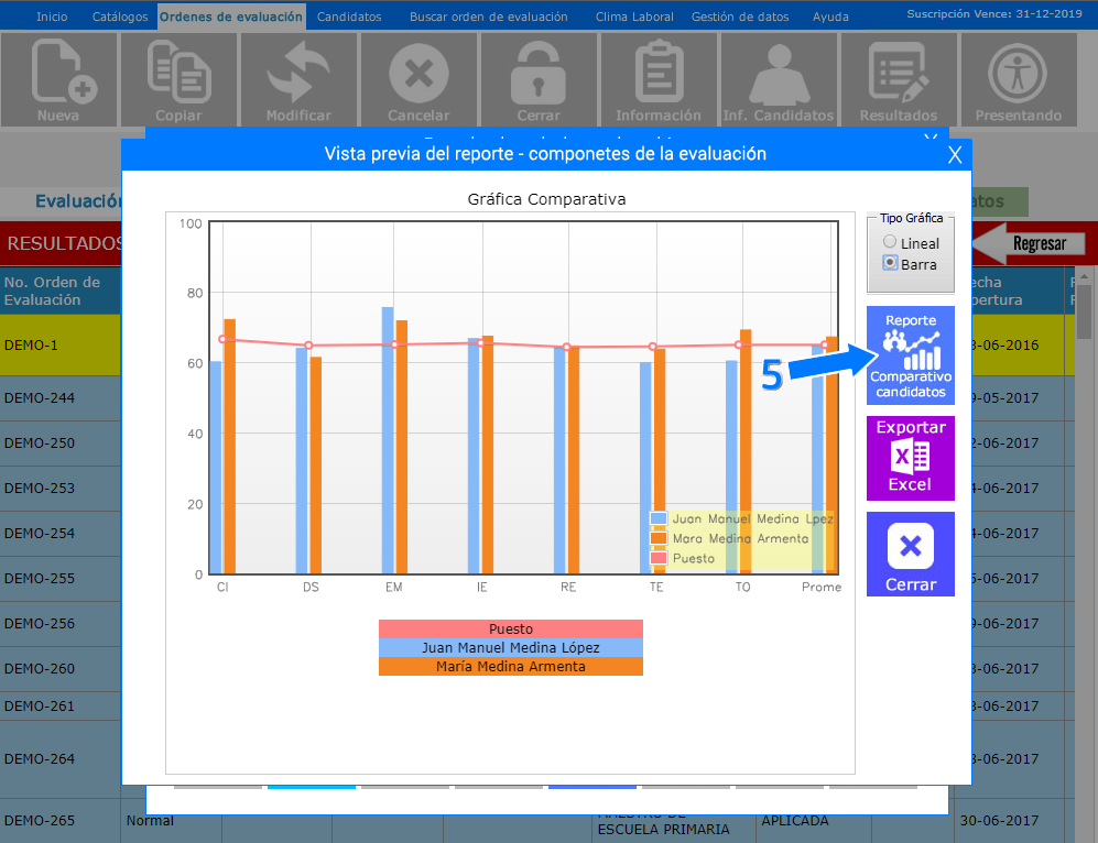 Como crear perfiles Paso 2